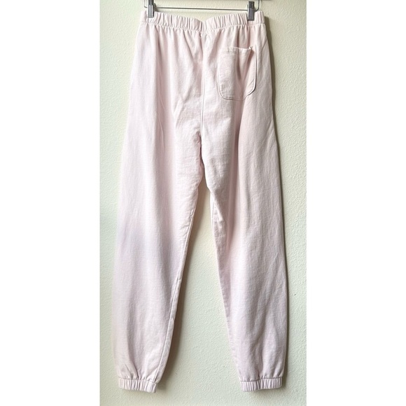 BOYS LIE BUBBLEGUM Pink Cream REVOLVE BROKEN RECORD V2 Jogger SWEATPANTS Sz S - Picture 9 of 16